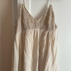 Abercrombie Crochet Maxi Dress NWT